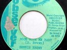 DENNIS BROWN 45 Rock With Me Baby / Dub 91 REGGAE Observer c1602