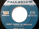 GORDON RAMSEY 45 Hurry Down To Bleeker / I Need a VOCAL JAZZ Beatnick w1945