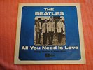THE BEATLES: All you need is love/Baby, your a rich man. Sweden 1967