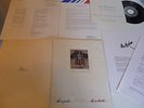 GILBERT BECAUD 45T PROMO LA FRANCAISE AVEC LIVRET JEAN HELION MORETTI.