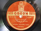 2x 78rpm GERHARD TASCHNER - BACH CHACONNE FOR VIOLIN SOLO - ODEON