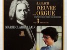MARIE-CLAIRE ALAIN - JS BACH organ works vol.3 - ERATO 4xLPs box EX++