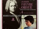 MARIE-CLAIRE ALAIN - JS BACH organ works vol.4 - ERATO 4xLPs box EX++