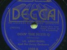 LIL ARMSTRONG (Doin' The Suzie Q / My Hi De Ho Man)     JAZZ  78  RPM  RECORD