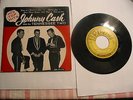 JOHNNY CASH TENNESSEE TWO TOP HITS SUN EP-114 45RPM RECORD WITH PICTURE SLEEVE