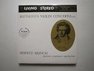 Beethoven Violin Concerto Heifetz Munch - Classic records 45rpm NEW