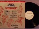 Stravinsky Rite of Spring Muti Phila LP NM '79 Master Recording Angel MSFL 1-519