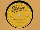 78 RPM Sonny Burns STARDAY 118 Too Hot To handle  BOPPER