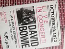 David Bowie bootleg -Live in concert 20th October 1972 2 lp set?