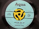 Rare FUNK 45-Aqualad Five-Movin On Up/Special Inspiration-Aqua Vg Local NC HEAR
