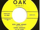 GLENN JOHNSON & ACORNS  rocker 45  Run Here Honey / Putting It Together - NM