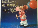 Topo Gigio Puerto Rico Me Encanta Noche De Paz Que Lo Cumpla Feliz VELVET