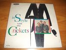In Style with the Crickets Lp on Coral #57320, Textured Cover