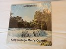 LP, Memories by King College Men's Quartet, Barbershop/Gospel, SEALED