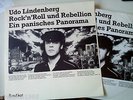 UDO LINDENBERG Rock´n´Roll und Rebellion Ein panisches Panorama 1981 LP mit Buch