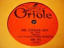 JAZZ PERRY'S HOT DOGS/STILLMANS Mr Cooler Hot-3/There Ain't-1 ORIOLE 499