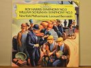 Leonard Bernstein  Harris Schuman Symphonies  DGG Digital 419 780-1 LP NM vinyl