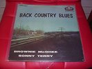 BROWNIE McGHEE/SONNY TERRY - BACK COUNTRY BLUES RARE LONDON LP EX. CONDITION