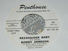 BOBBY JAMESON reconsider baby PROMO 45 FRANK ZAPPA R&B SOUL HEAR