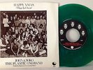 MINT John & Yoko Plastic Ono Band Happy Xmas 45 PS Green Vinyl 45 Old Stock Mint