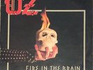 OZ FIRE IN THE BRAIN ORIGINAL THRASH METAL RECORD ALBUM 1984 COMBAT VG+