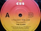 The Clash AUSTRALIAN 45 I Fought The Law CBS Promoting Story LP