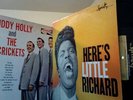 2 VG vintage LP album BUDDY HOLLY The Crickets & 1957 Here's LITTLE RICHARD 2100
