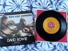david bowie 7 inch boys keep swinging japanese pressing in excellent- condition