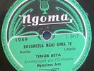 CONGO 78 RPM NGOMA 1959 CONCERTINA ORCHESTRE MYSTERIEUX JAZZ  LISTEN