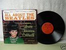 All About The Beatles LP Louise Harrison Caldwell Very Clean 1965 Re-Car Orig