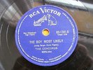 78 RPM RCA  BRAZIL  SOUL THE CONCORDS THE BOY MOST LIKELY -  AGAIN