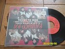 FRENCH EP LES BEATLES TICKET TO RIDE MEO 108 POCHETTE SACEM RARE