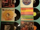 [LP] PACK. BEEGEES, STAGE FRIGHT, BOWIE, RADIOHEAD, VIXEN, ESCAPE WITH ROMEO.