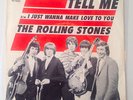 Rolling Stones TELL ME b/w I JUST WANNA MAKE LOVE TO YOU 45 Picture Sleeve RARE