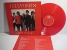 TELEVISION adventure LP original UK Pressing RED VINYL Elektra moon verlaine NM+