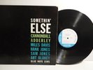 CANNONBALL ADDERLEY Somethin' Else LP BLUE NOTE 1595 RVG EAR W 63rd DG NO r NM-