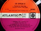 Led Zeppelin iii Red Plum label Peter Grant Credit  , 1970 first press nr mint