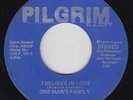 Sweet Soul 45 - One Man's Family - I Believe In Love - Pilgrim - mp3