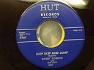 BOBBY ROBERTS HOP SKIP AND JUMP VG++  ORIGINAL RARE HUT LABEL  ROCKABILLY 45
