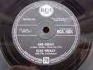 ELVIS PRESLEY 78 RPM KING CREOLE / DIXIELAND ROCK UK RCA 1081  EX+