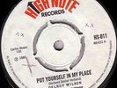DELROY WILSON/SKINHEAD REGGAE/IHIGN NOTE HS011/1968./PUT YOURSELF IN MY PLACE