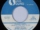 HEAR Deep R&B Blues 45 BOBBY ALLEN Please Santa SOUL SOUND
