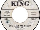 Halloween popcorn R&B IKE TURNER  She Made My Blood Run Cold KING HEAR