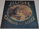 RUSH Caress of Steel SCARCE ORIG UK 1975 EX++ EXAMPLE with SUPER SOUND & COVER.