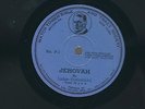 78rpm Watch-Tower Judge Rutherford P-1/P-2 Jehovah / Rebellion