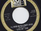 Little Joe COOK * I'll Never Go To A Party Again * NORTHERN SOUL POPCORN 45