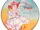 Blue Eyes Doll Teichiku Gramophone Japan Vintage Shellac Picture Disc 78rpm