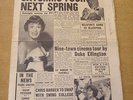 MELODY MAKER 1958 AUGUST 16 LOUIS ARMSTRONG CONNIE FRANCIS ELLINGTON SINATRA +