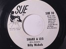 BILLY NICHOLS: Shake A Leg / You Can't Fool This Fool 45 (dj) rare Funk
