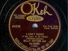 BILLY COTTON - I CAN'T DANCE - OKEH 78 RPM